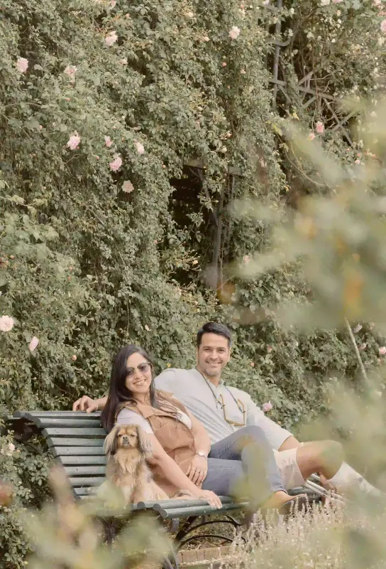 Couple in Park Bench - Weight Management & Performance