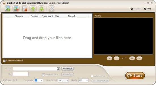 iPixSoft GIF to SWF Converter v3.6.0