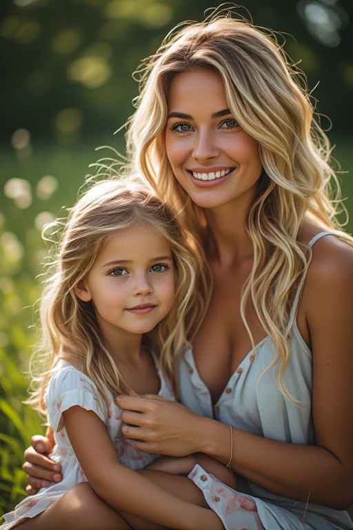 German-Blonde-Mother-and-kidpr-(11)