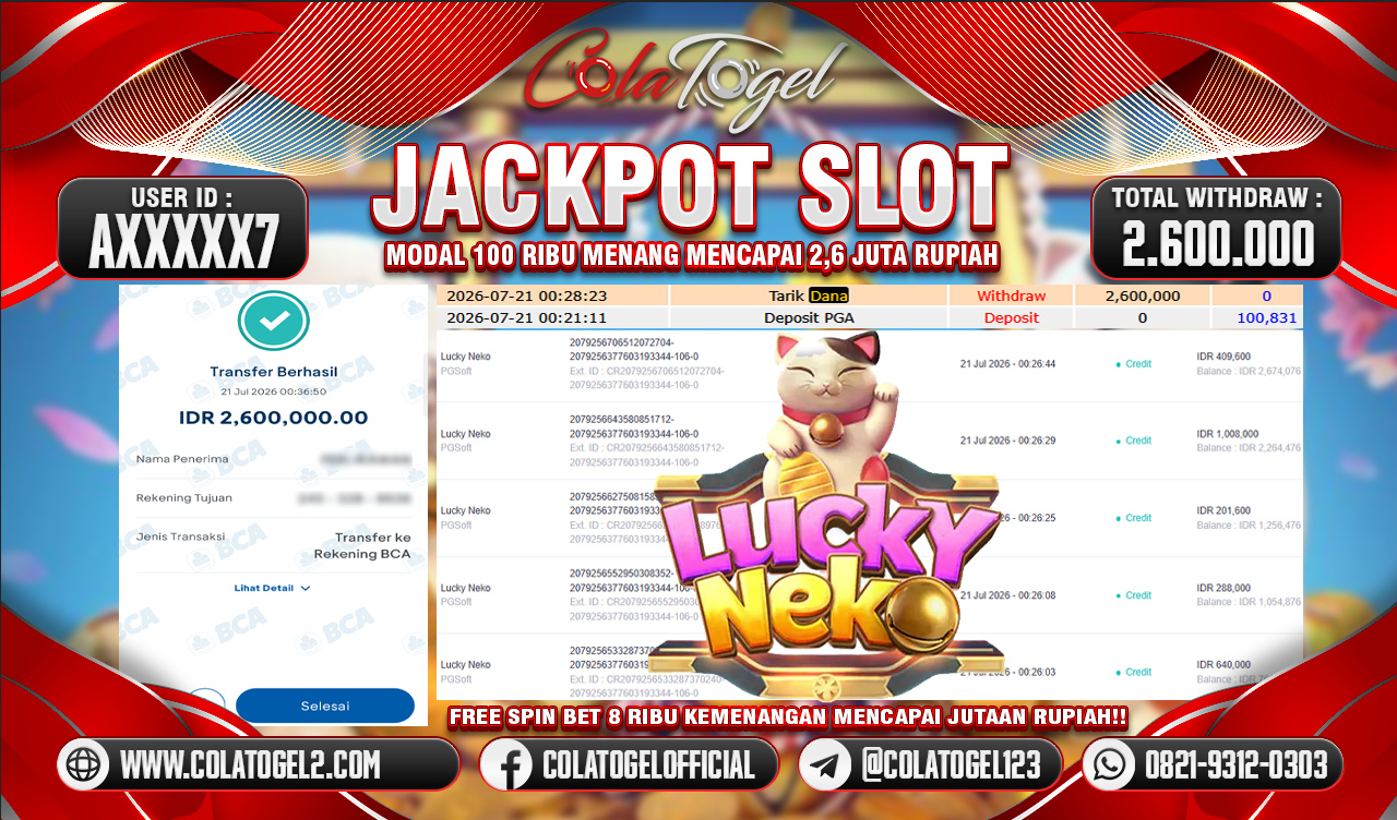 JACKPOT SLOT GACOR!!