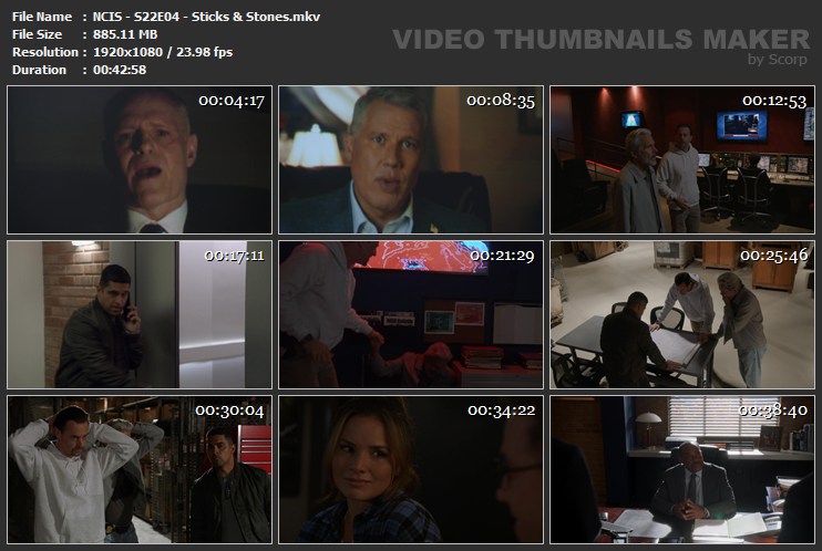 NCIS - S22E04 - Sticks & Stones.mkv