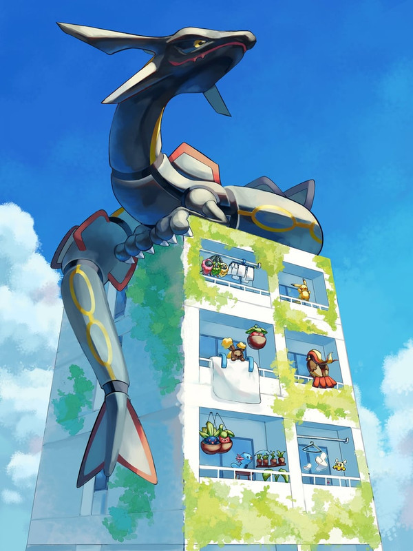 pikachu-wooper-oddish-rayquaza-buneary-a