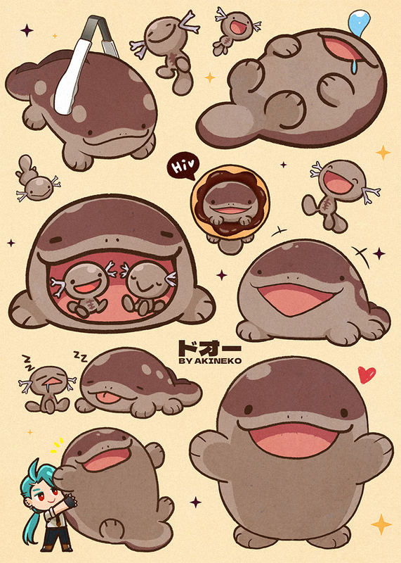 rika-clodsire-and-paldean-wooper-pokemon