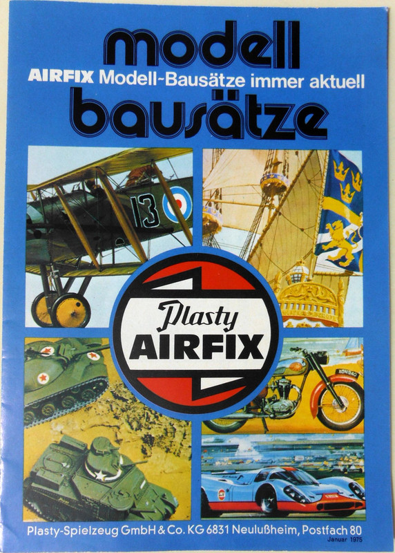 Plasty Airfix Price List January 1975