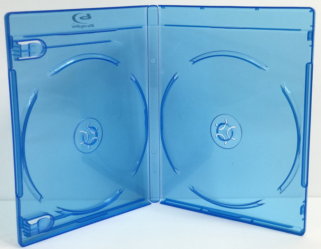 Bluray Replacement Cases 12mm 2 Disc Double With Logo Premium Movie