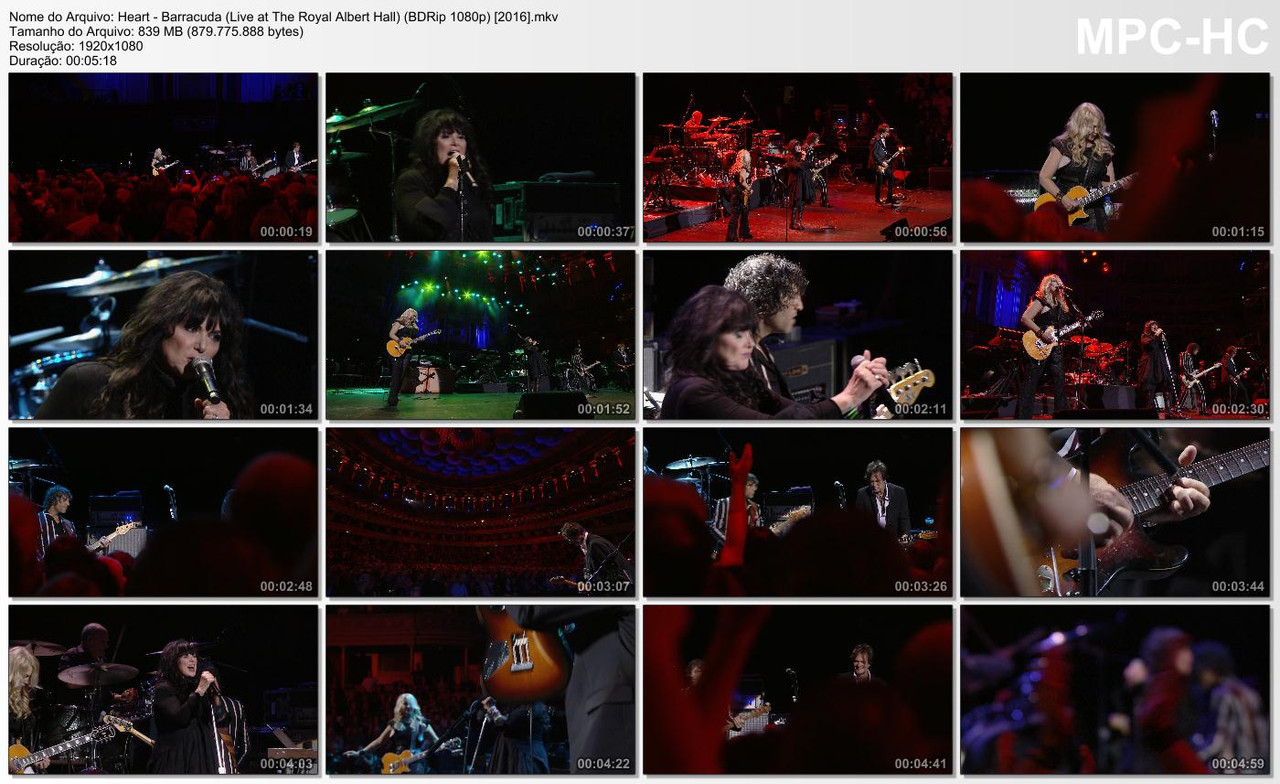 Heart - Barracuda (Live at The Royal Albert Hall) (BDRip 1080p) [2016]