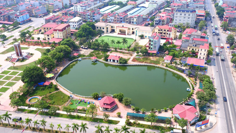Khu trung tâm thị trấn Phố Mới Quế Võ