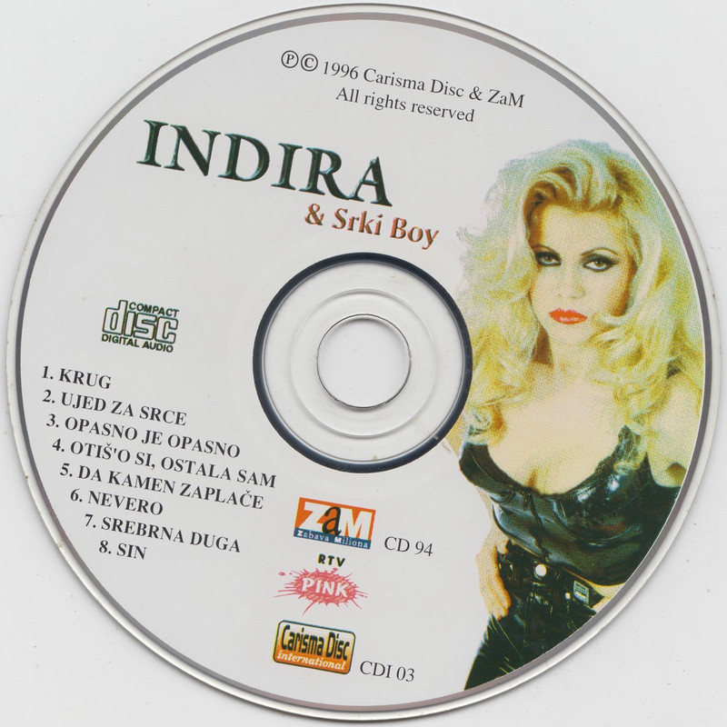 Indira Radic - 1996 - Krug - CD