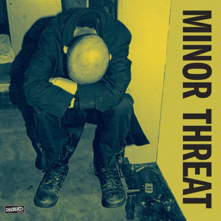 album cover of minor threat's "first two seven inches" (1981)