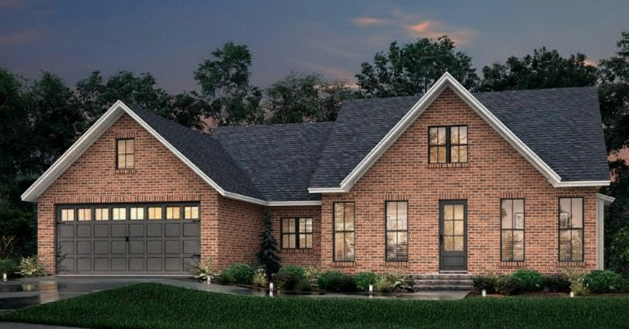 House with brick finish