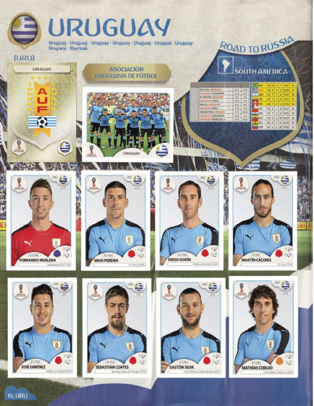 Album Panini Rusia 2018-18