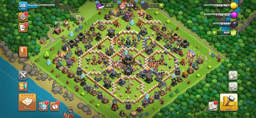 بيع حسابات كلاش اوف كلانس السعودية