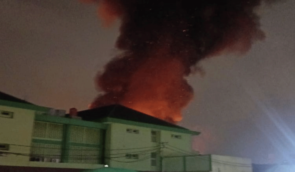 Pabrik Lilin di Tamansari Terbakar
