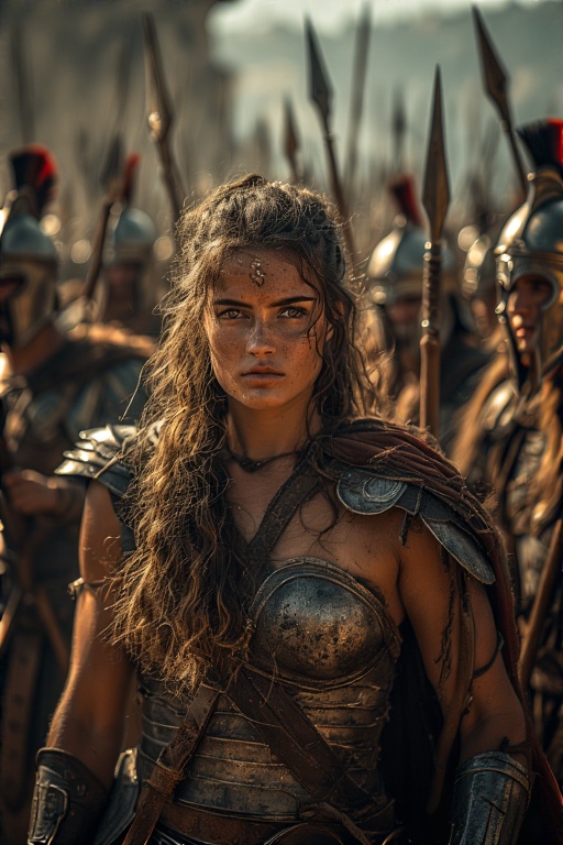 Greek-Warrior-Female-Spears-Sw-26