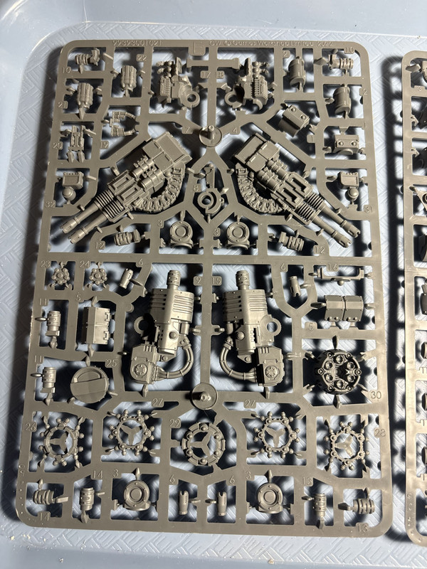 Dreadnoughts Bits Sprues Partial Builds 03