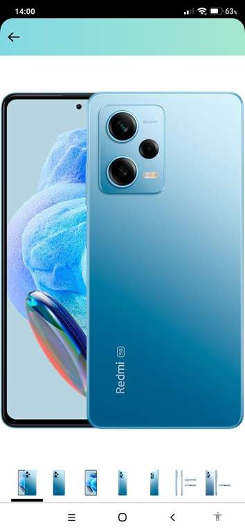Amazon | Xiaomi Redmi Note 12 Pro 5G 8GB RAM 256GB / Azul