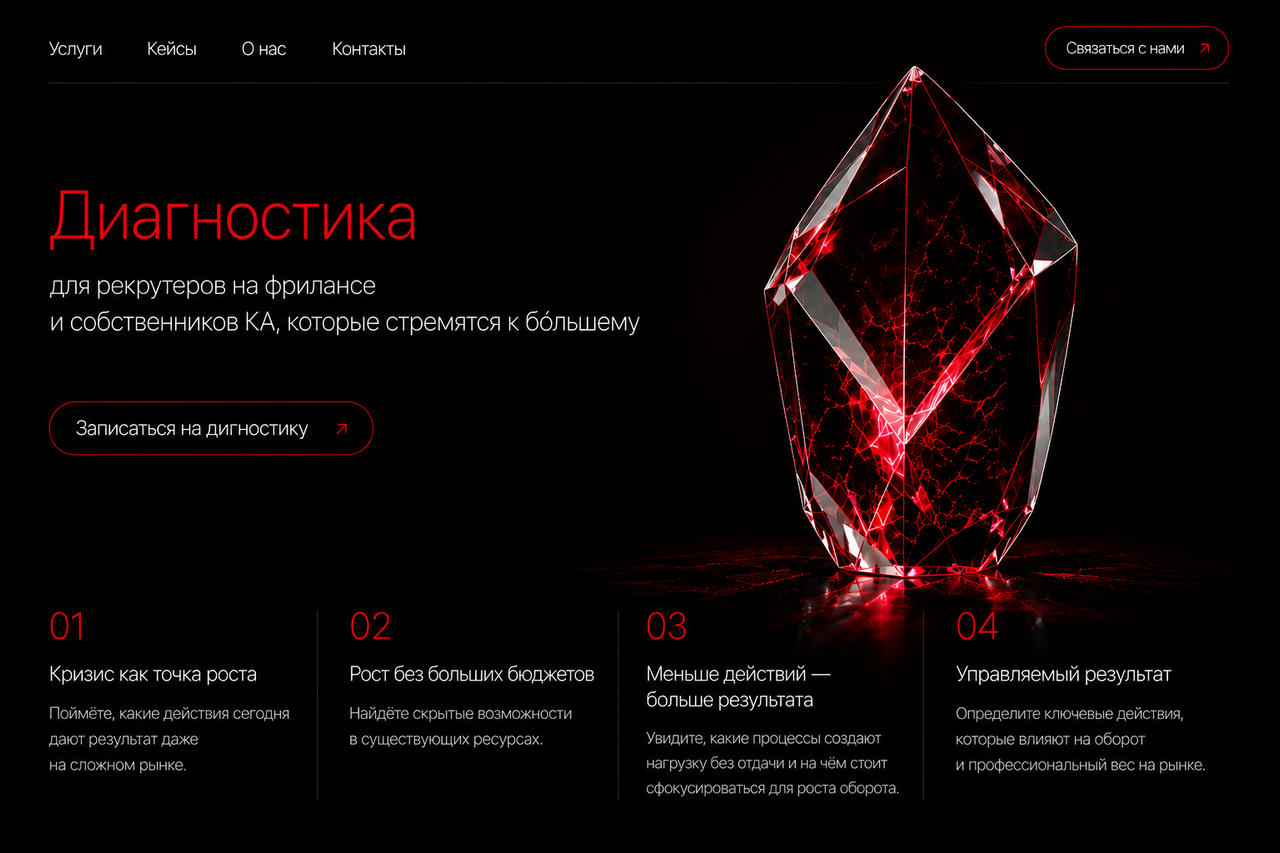 Диагностика для рекрутеров на фрилансе и собственников КА