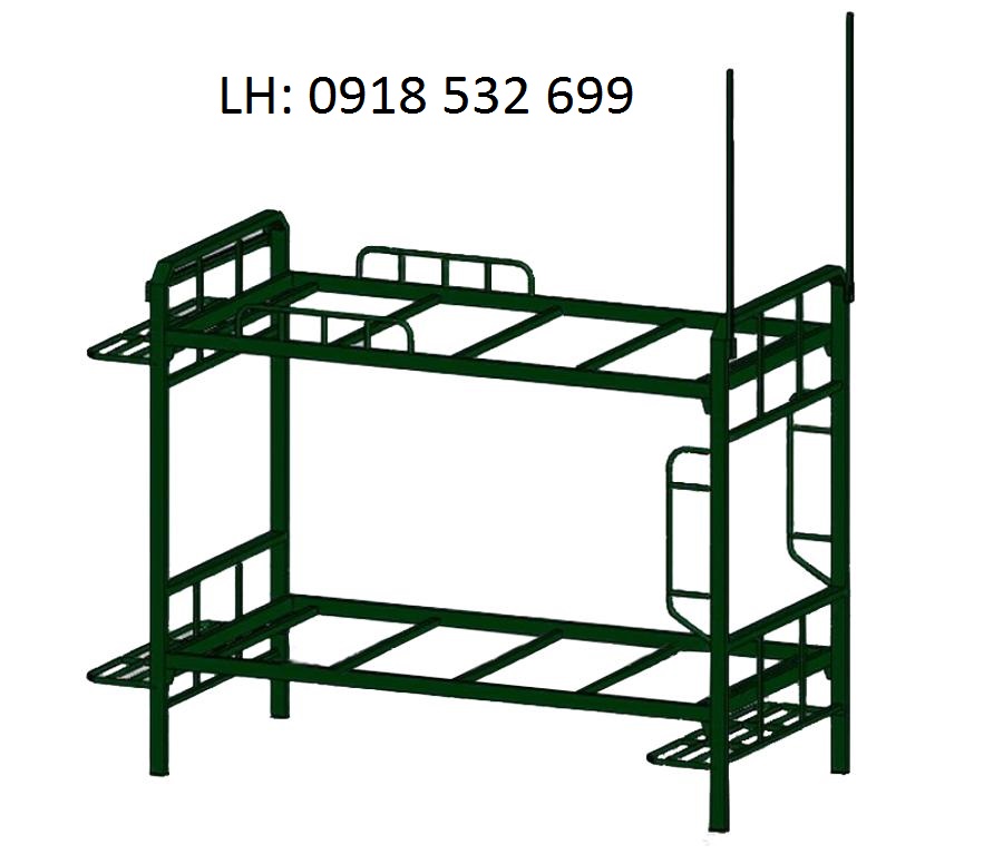 giường sắt 2 tầng