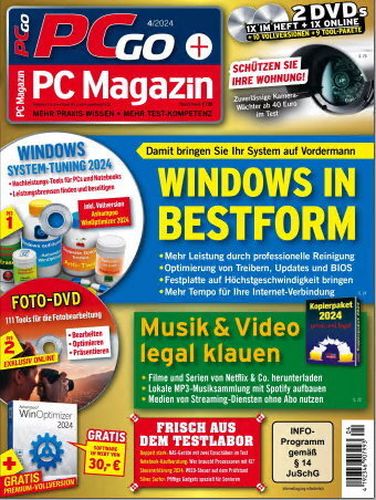 Cover: Pcgo + Pc Magazin April No 04 2024