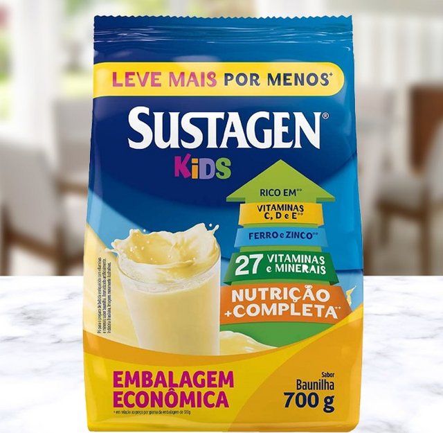 Complemento Alimentar Sustagen Kids Sabor Baunilha – Sachê 700g