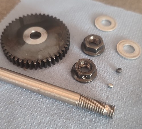 pièce axe primaire 2éme montage usiné