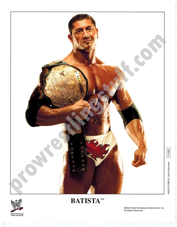 Batista P-1052 WWE 8x10 promo photo