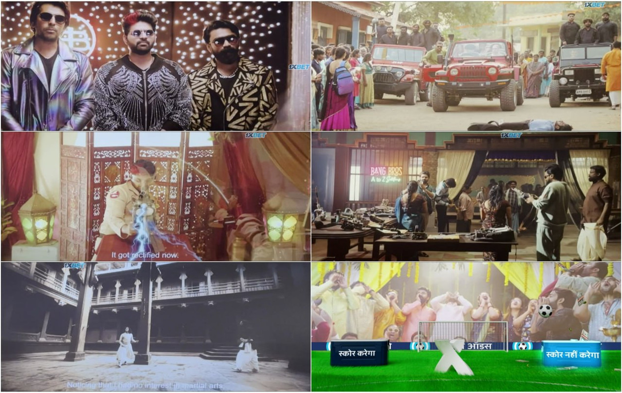 Om Bheem Bush (2024) HQ Hindi Dubbed Full Movie CamRip screenshot
