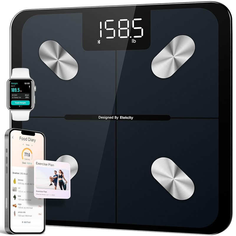 Etekcity Smart Scale side view - Find It Fast