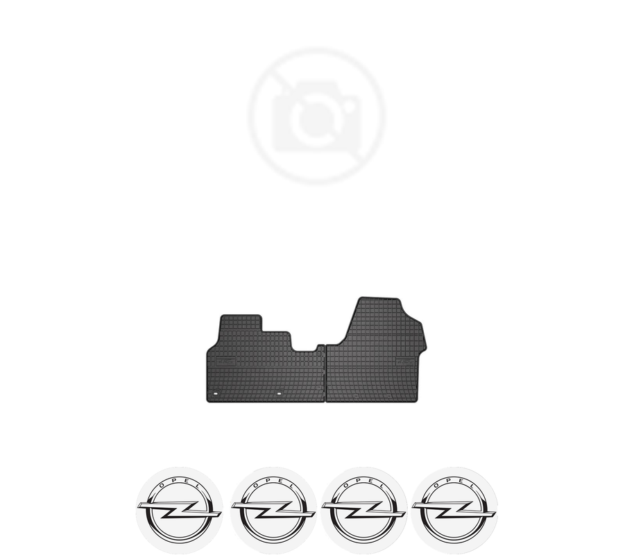 Set covorase presuri OPEL VIVARO C din 2016, auto, din cauciuc thermoplastic, 4 Stickere auto cu OPEL