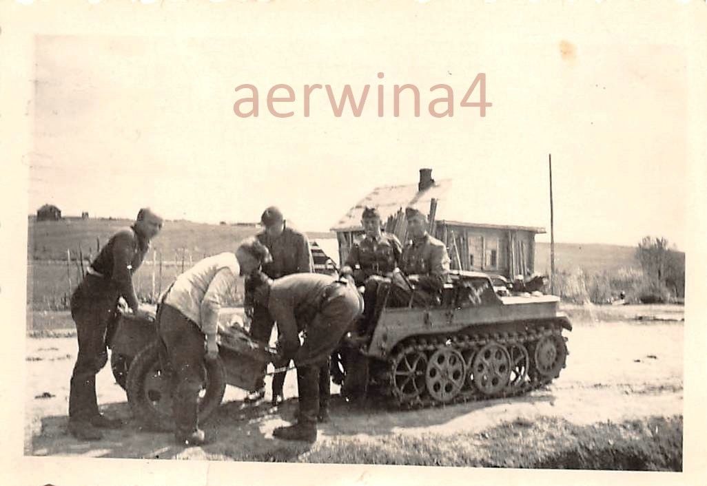 NSU - Kettenkrad mit Anhänger Orel Ostfront Russland