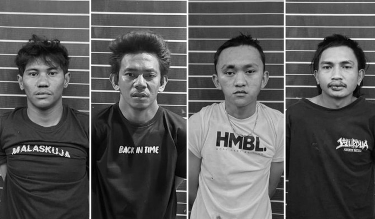 Demi Eksistensi, 4 Anggota Geng Motor di Makassar Serang dan Begal Warga