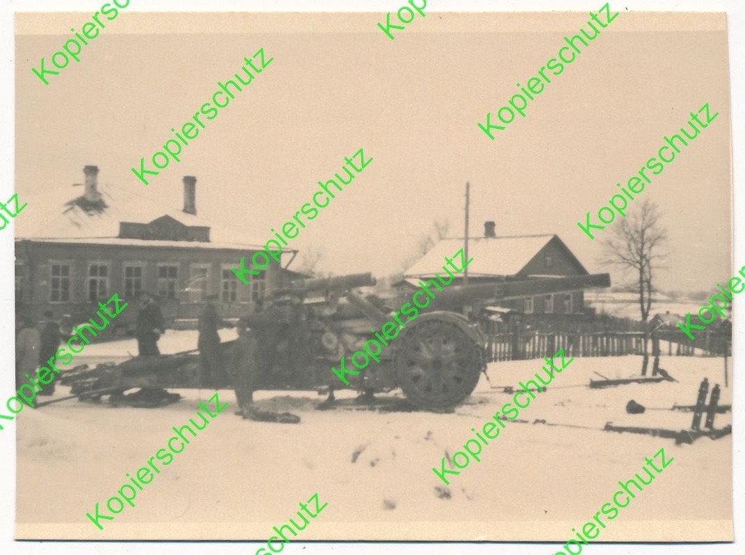 Altes orig. Foto Estland 1944 Narva Nara 21cm Mörser 3