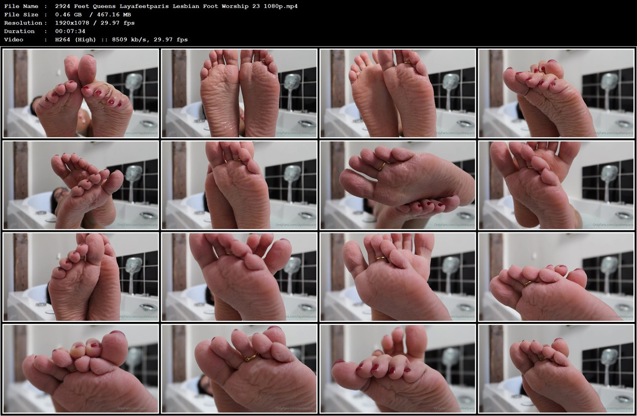 2924 Feet Queens Layafeetparis Lesbian Foot Worship 23 1080p mp4