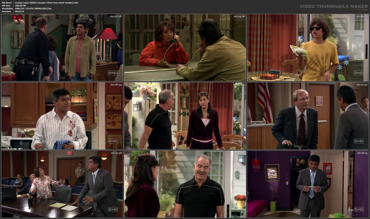 George Lopez S06E01 George's Mom Faces Hard Tambien.mkv