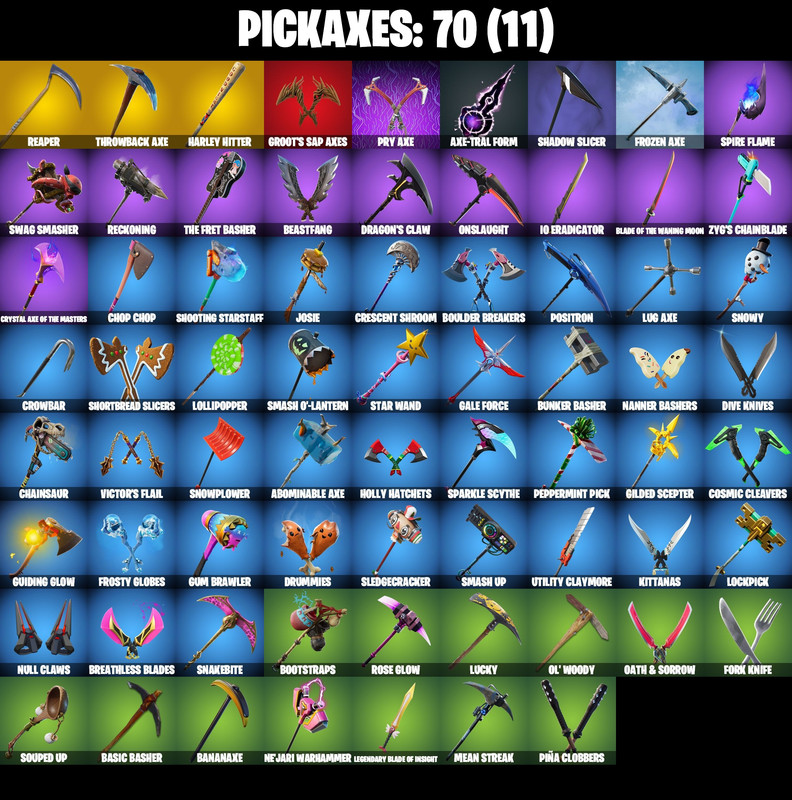 pickaxes comp