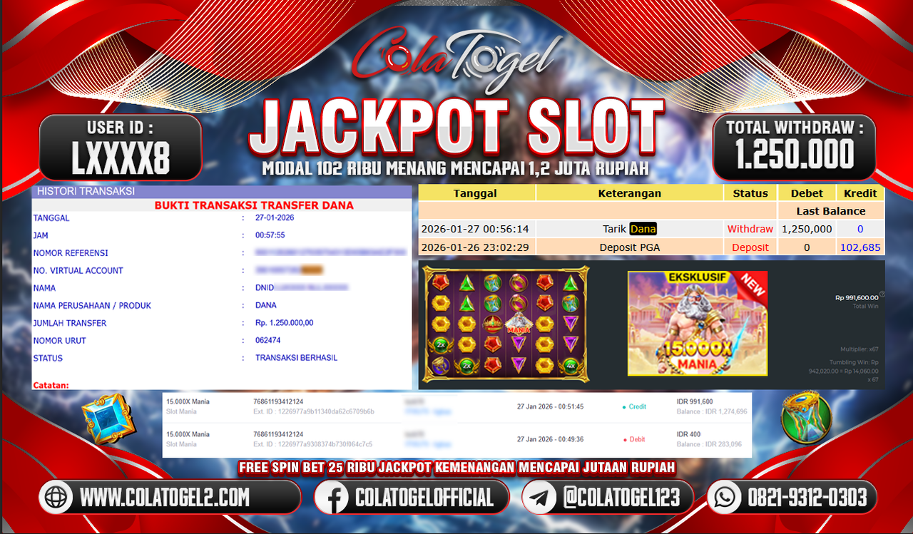JACKPOT SLOT GACOR!!