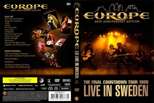 Europe - The Final Countdown Tour 1986 - Live In Sweden (200