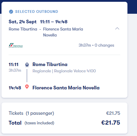 Información trenes Italia - Foro Italia