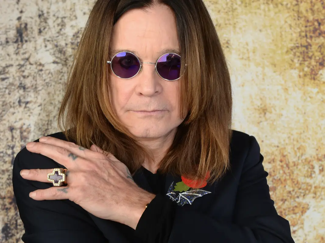 Ozzy Osbourne Wearing Jewelry