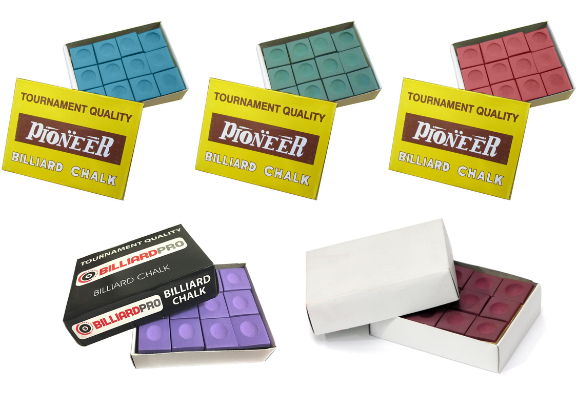 12 x BURGUNDY CHALK BY PIONEER**