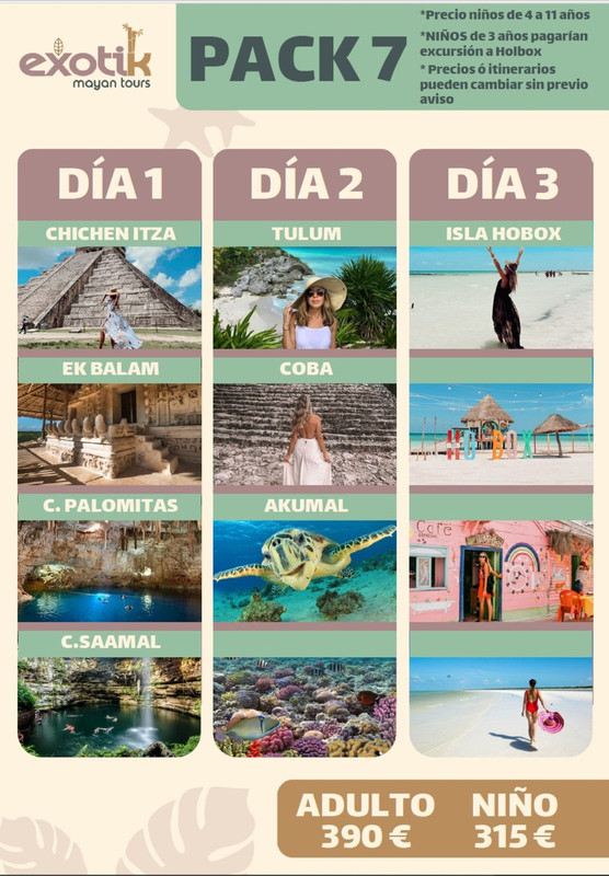 Ofertas Excursiones en la Riviera Maya - Exotik Mayan Tours - Foro Guías y Excursiones
