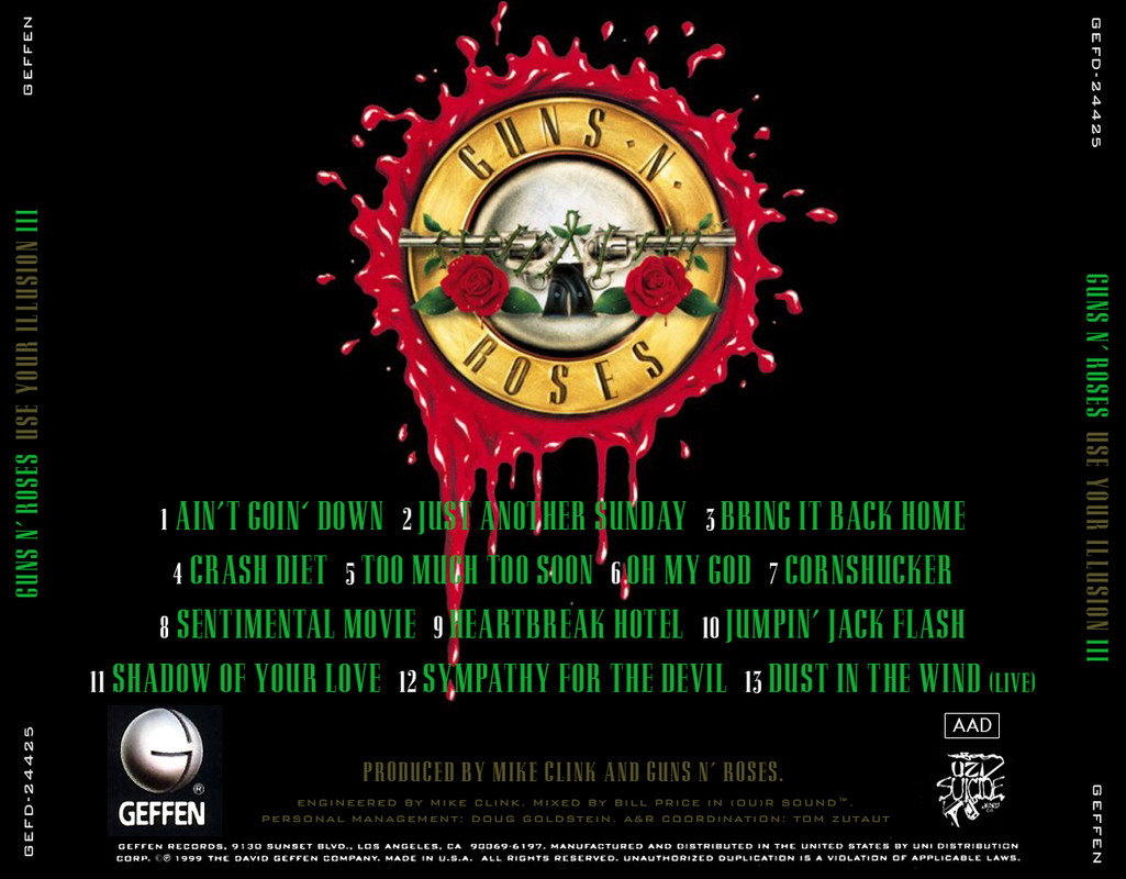 Guns N' Roses - Use Your Illusion III | Steve Hoffman Music Forums