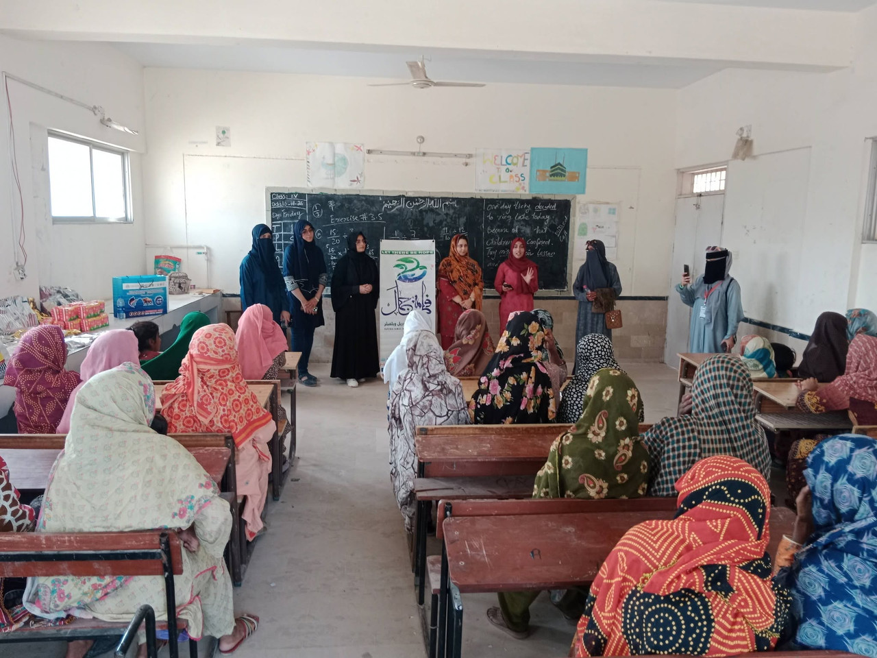 Breast cancer and hygiene awareness session for women