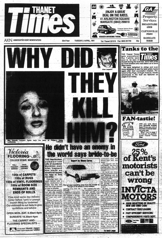 Thanet Times, 9th April 1991, p1