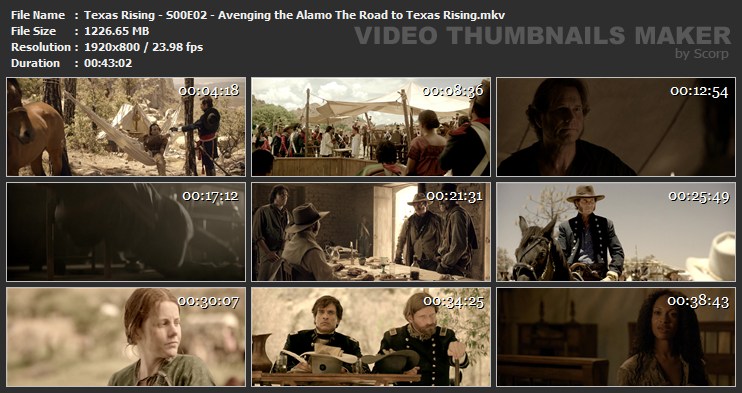 Texas Rising - S00E02 - Avenging the Alamo The Road to Texas Rising.mkv