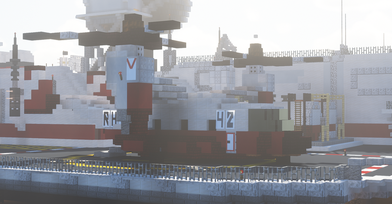 &quot;Polaris&quot;42 Land research ship Minecraft Map