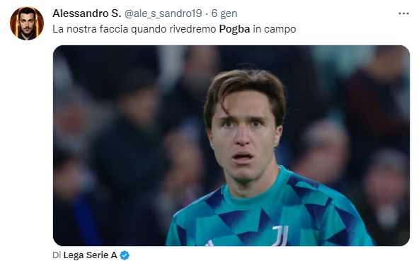 faccia chiesa rientro pogba