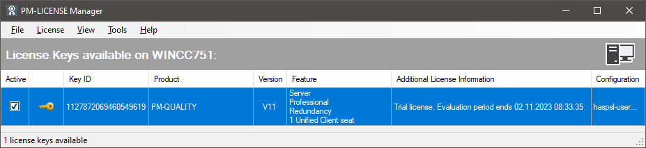 activate the time-limited trial licenses for the PM Add-ons? activate the time-limited trial licenses for the PM Add-ons?