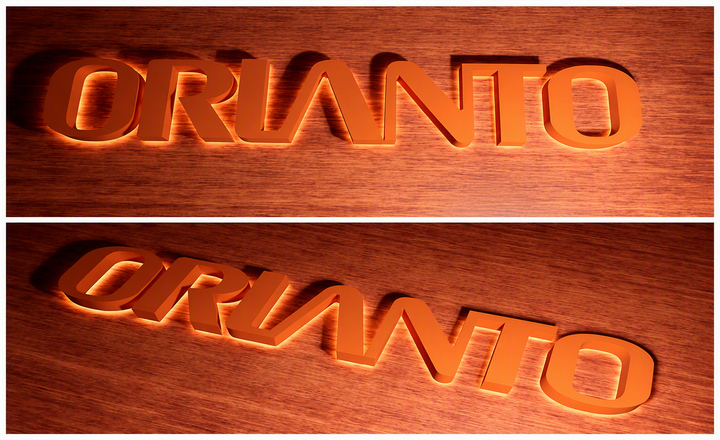 ALC-04-B acrylic luminous letter display view 2