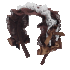 Brown maid head band 